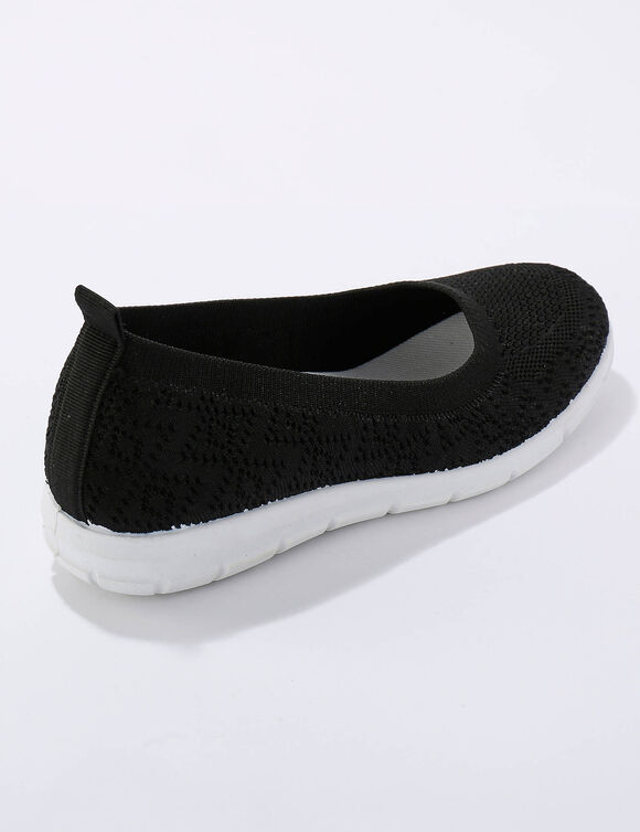 Ultralichte ballerina's in mesh (zwart) Ultralichte ballerina's in mesh (zwart)